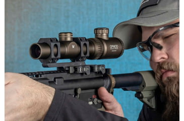 Image of Vortex OPMOD Crossfire II Rifle Scope, 1-4x24mm, Second Focal Plane, V-Brite Reticle, FDE, CF2-31037-OP