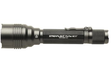 Image of Streamlight ProTac HL 3 Flashlight w/ White LED and 3 CR123A Lithium Batteries, Black 88047