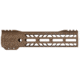 TRYBE Defense AR-15 M-LOK 9in Extra Lightweight Handguard w/ Cut-Away Rail, Flat Dark Earth, 9 Inch, HDG9CR-FDE