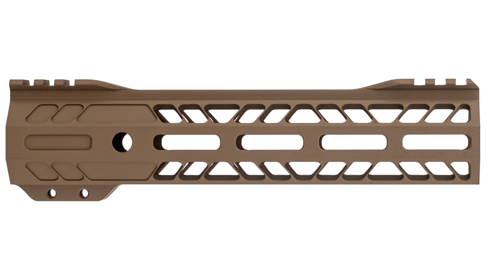 TRYBE Defense AR-15 M-LOK 9in Extra Lightweight Handguard w/ Cut-Away Rail, Flat Dark Earth, 9 Inch, HDG9CR-FDE