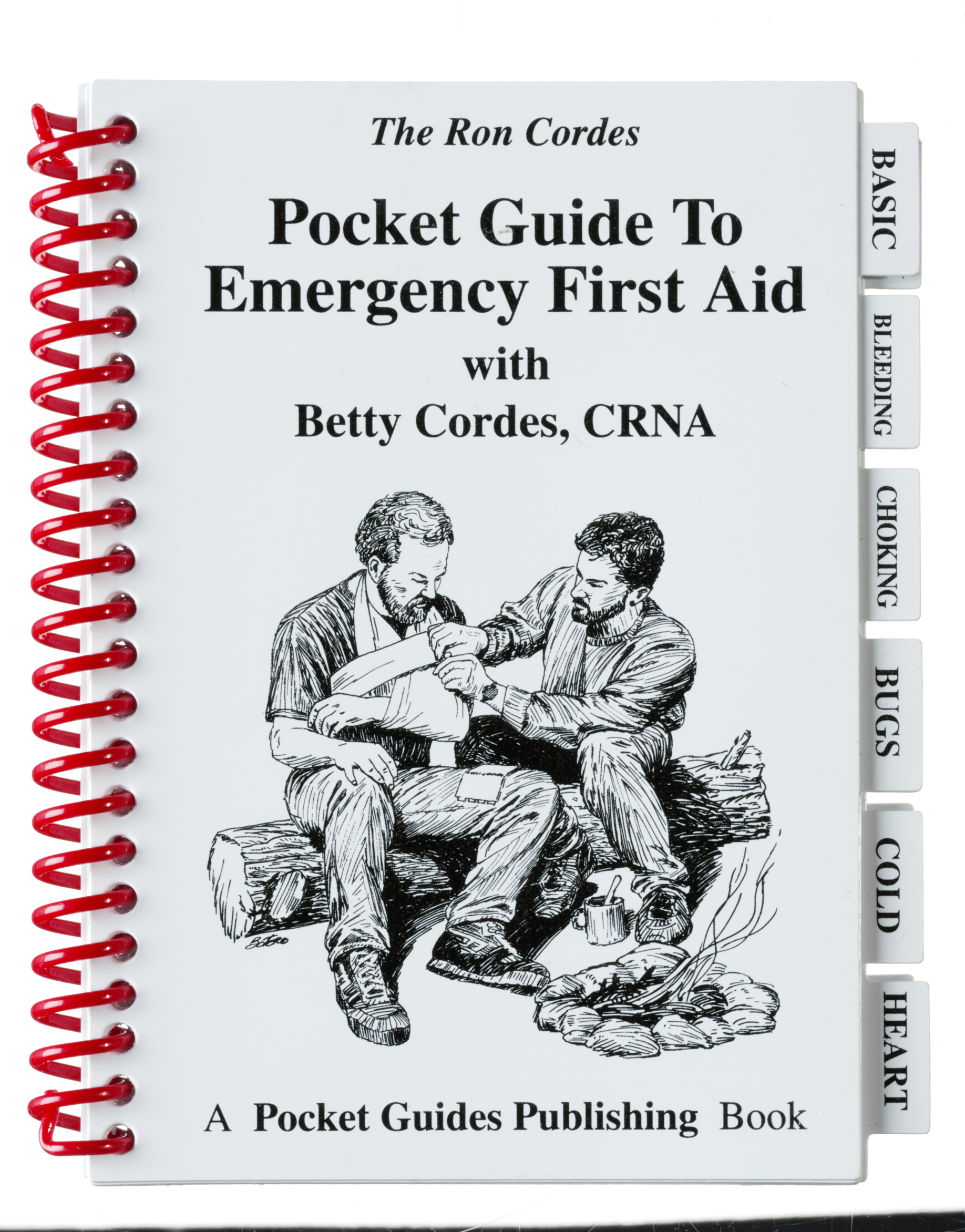 The old guide. First Aid book. Pocket Guidebook. First Aid Guide.