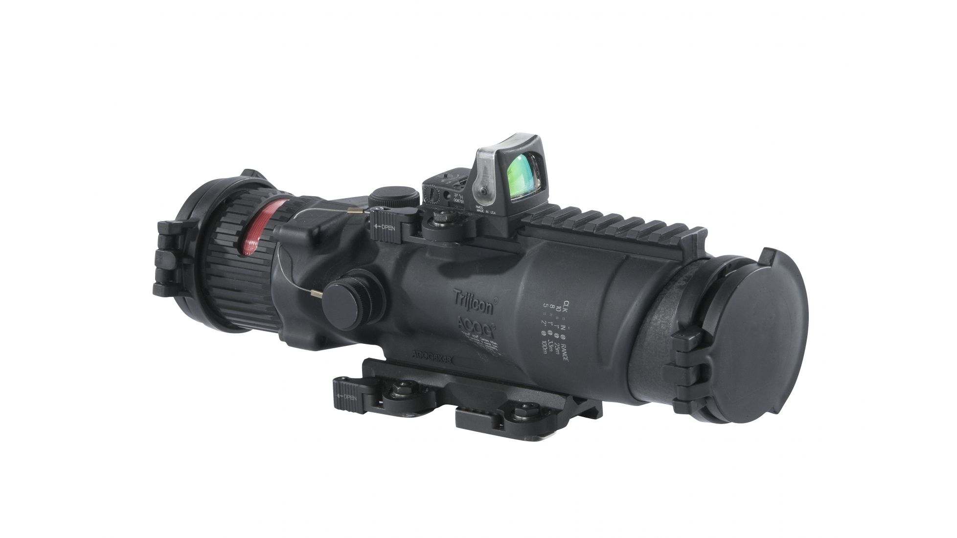 Trijicon ACOG 6x48 Machine Gun Day Optic, Dual Illuminated Horseshoe